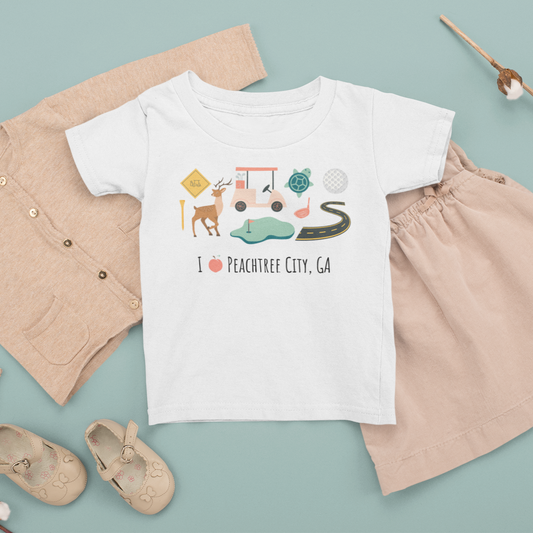 Toddler White Bubble Tee