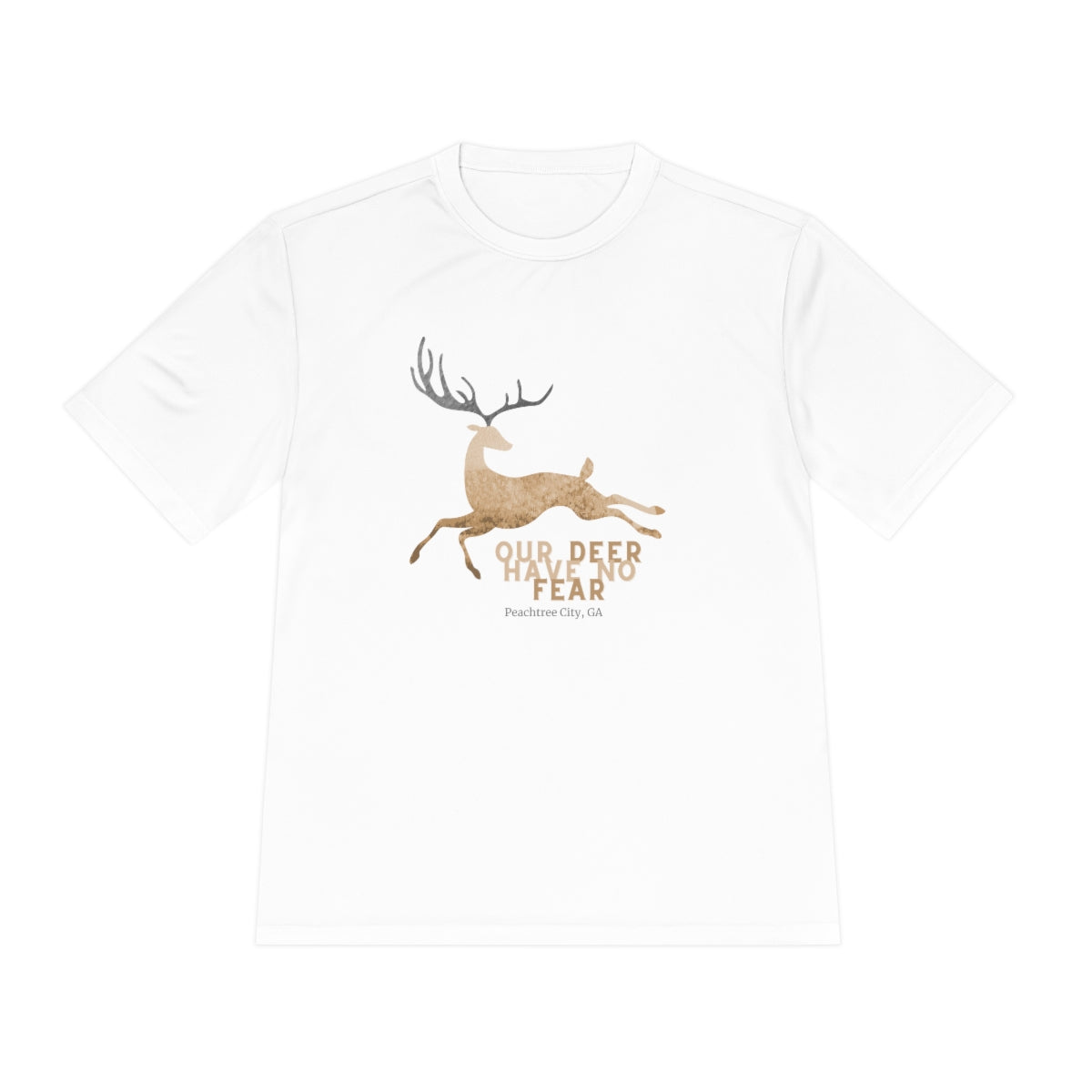 Unisex Sports Tee- Our deer have no fear