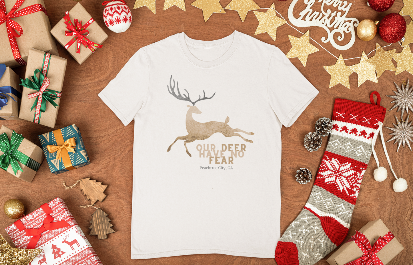 Unisex Sports Tee- Our deer have no fear